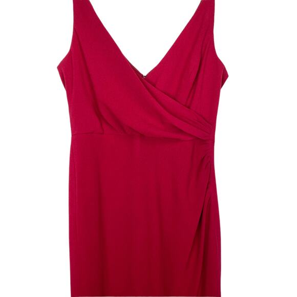 Dress The Population Anita Crepe Cocktail Dress in Garnet Red, XXL - Picture 8 of 15